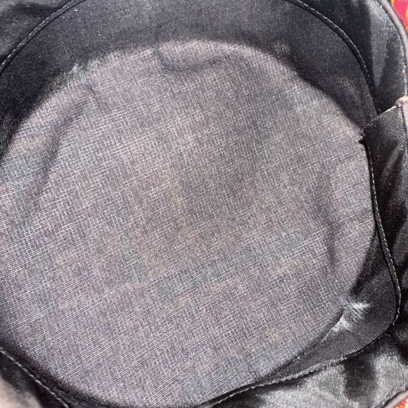 Kente Ghana African kufi Hat men or women. Scarf And Earrings Included. Set - Picture 8 of 12